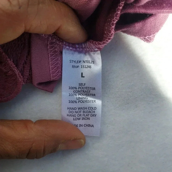 Brass & Roe By CTS Mauve Color in Large - Picture 7 of 8